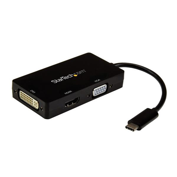 StarTech.com Adaptateur multiport USB-C vers HDMI 4K ou VGA avec