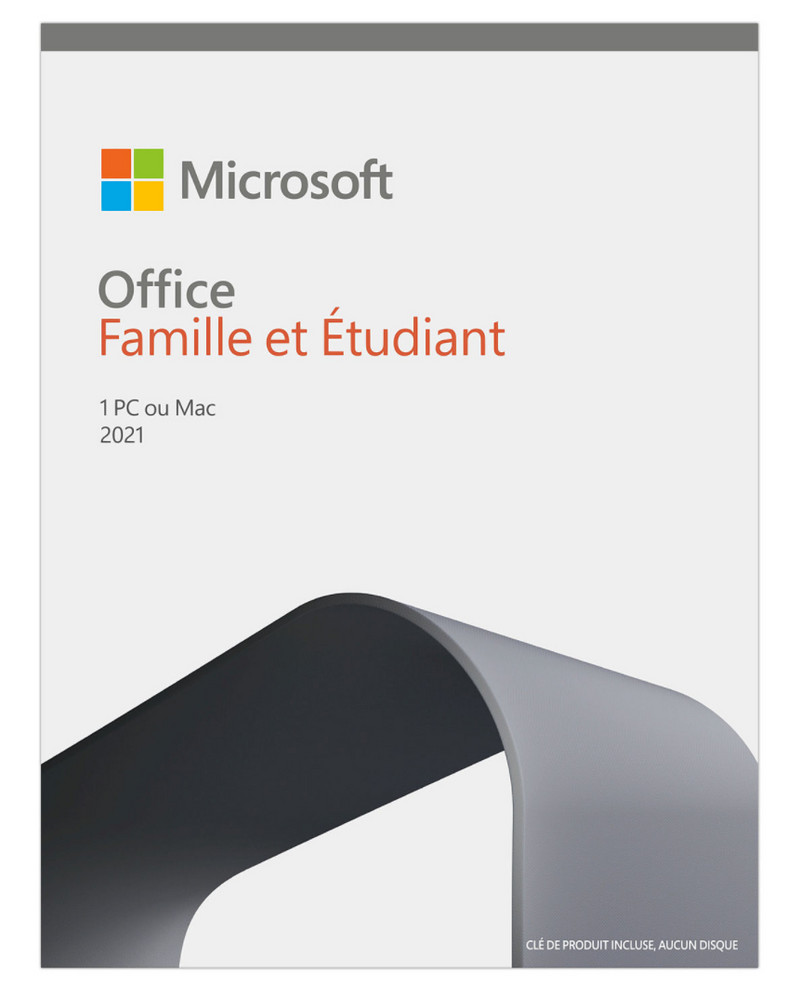 Microsoft Office Famille et Étudiant 2021 (PC/Mac)