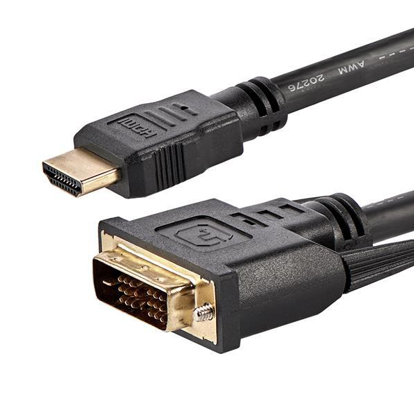 Câble HDMI vers DVI-D de 10 pieds - Mâle / Mâle - Noir