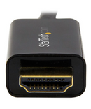 Câble adaptateur DisplayPort vers HDMI de 10 pieds - M/M - 4K 30 Hz - Noir