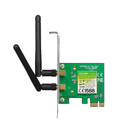 TP-Link TL-WN881ND Adaptateur PCI Express WiFi N 300Mbps Avec équerre low profile