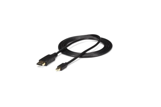Câble adaptateur Mini DisplayPort vers DisplayPort 1.2 de 1,8m - Cordon Mini DP vers DP - M/M - DisplayPort 4k