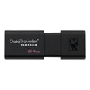 Clé USB 64 Go DataTraveler 100 G3 avec capuchon coulissant