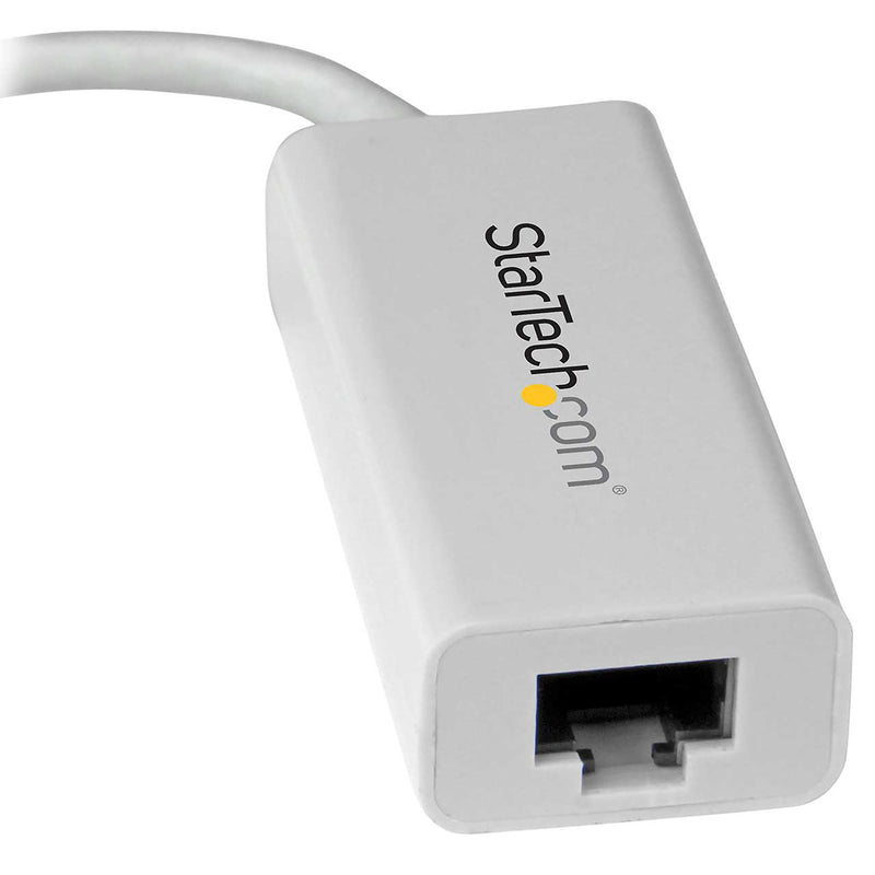 Adaptateur réseau USB-C vers RJ45 Gigabit Ethernet - M/F - USB 3.1 Gen 1 (5 Gb/s) - Blanc